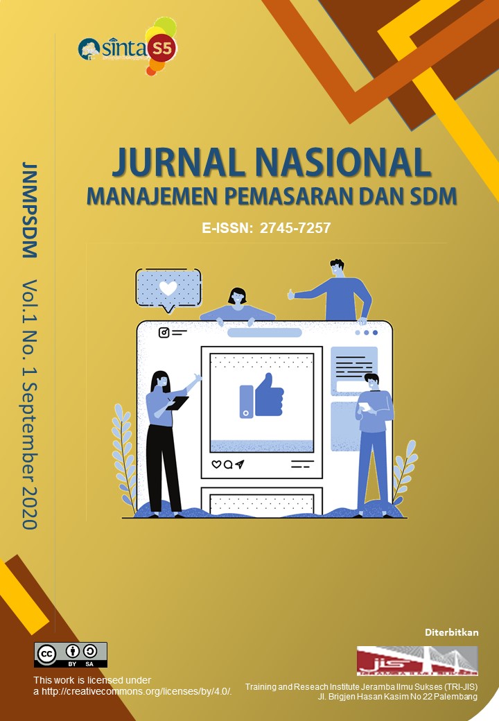 Jurnal Nasional Manajemen Pemasaran dan SDM